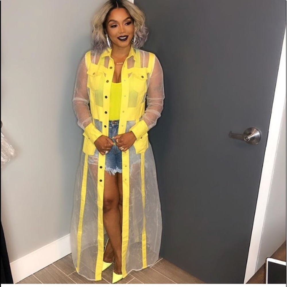 COPY - New Yellow Mesh Maxi